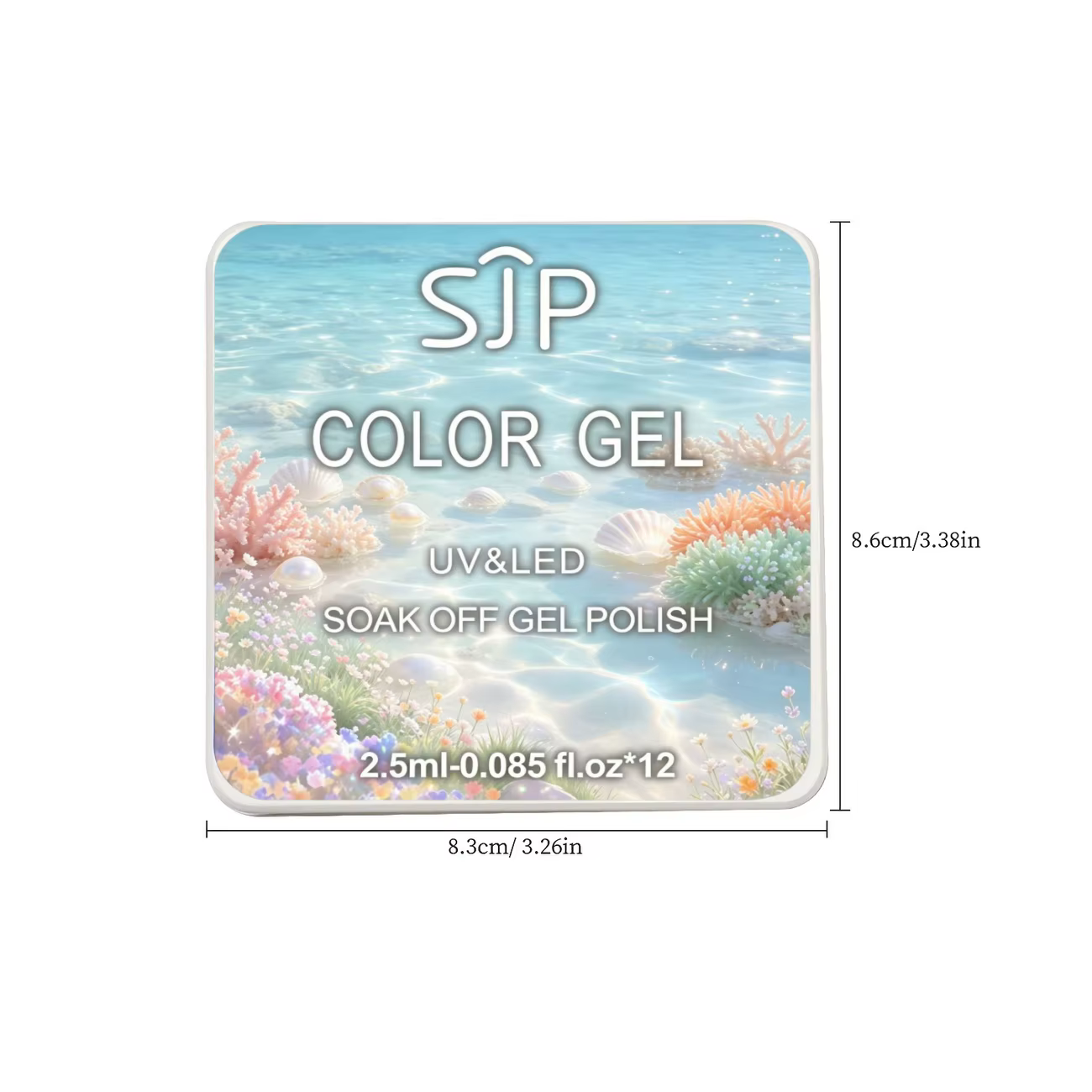 Nouvelle poudre féerique colorée pour nail art