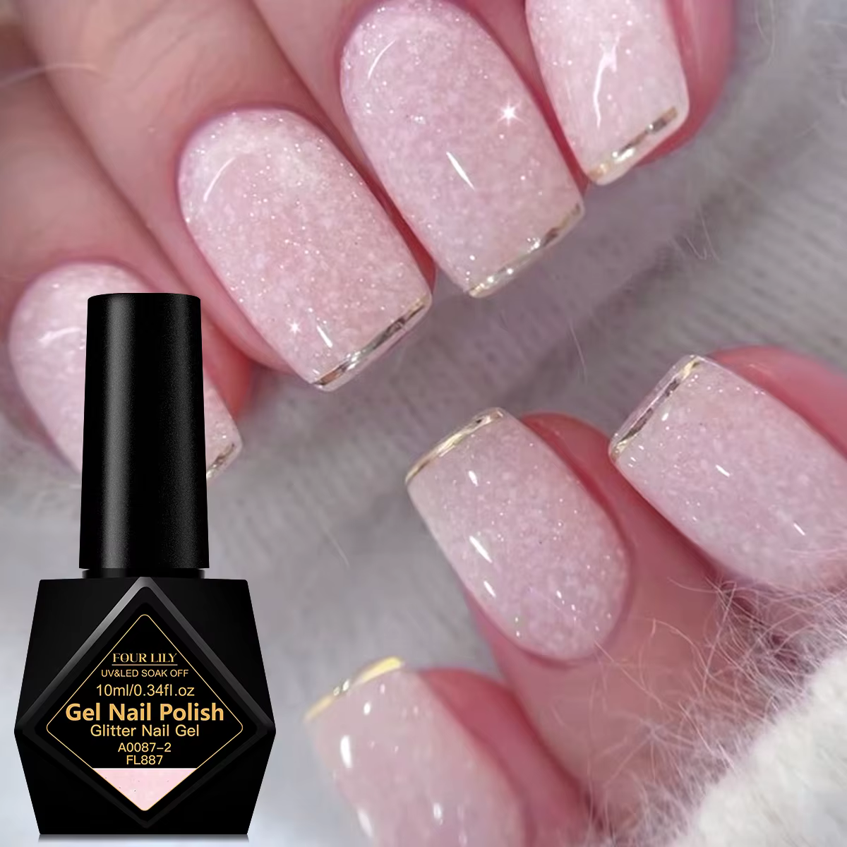 Flocons de neige 10ml, fournitures de Salon de manucure