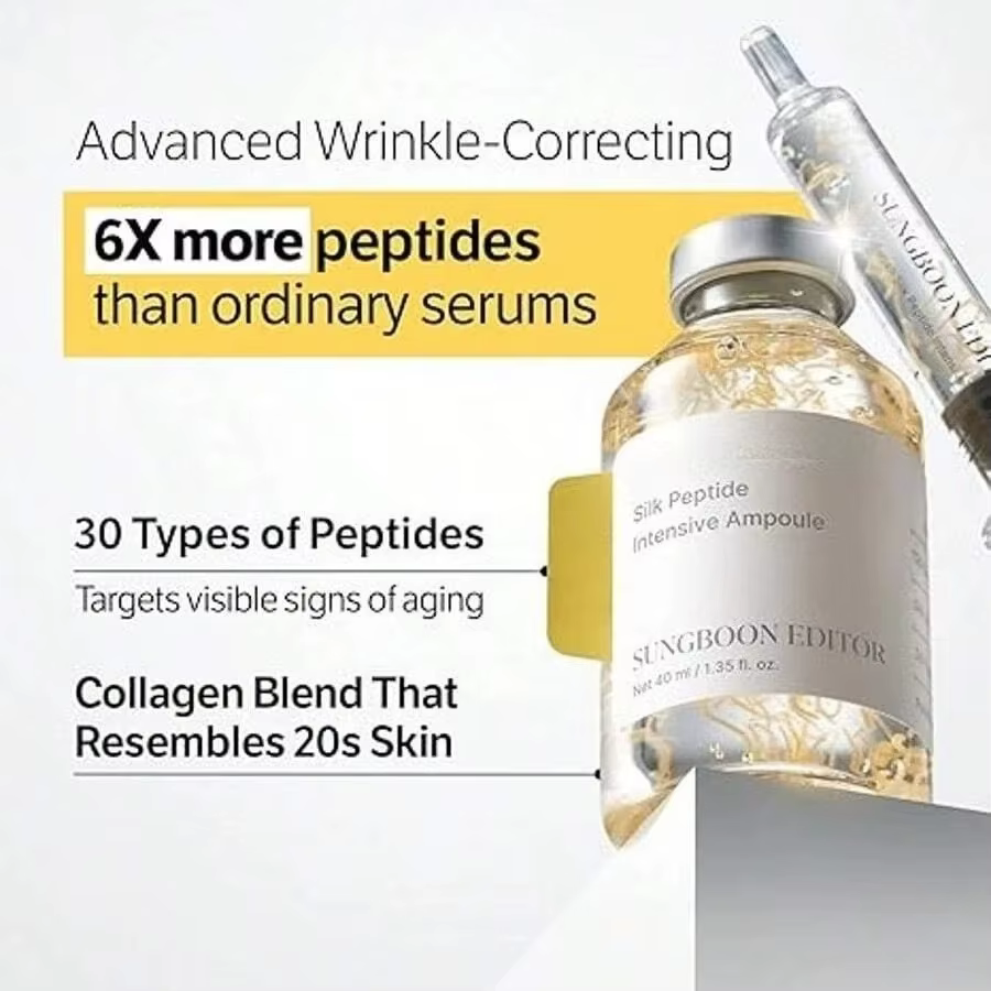 Ampoule anti-âge au collagène – Raffermit la peau, resserre les pores, atténue les ridules et les rides