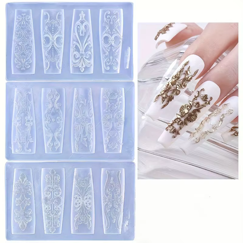 Moule à ongles en Silicone