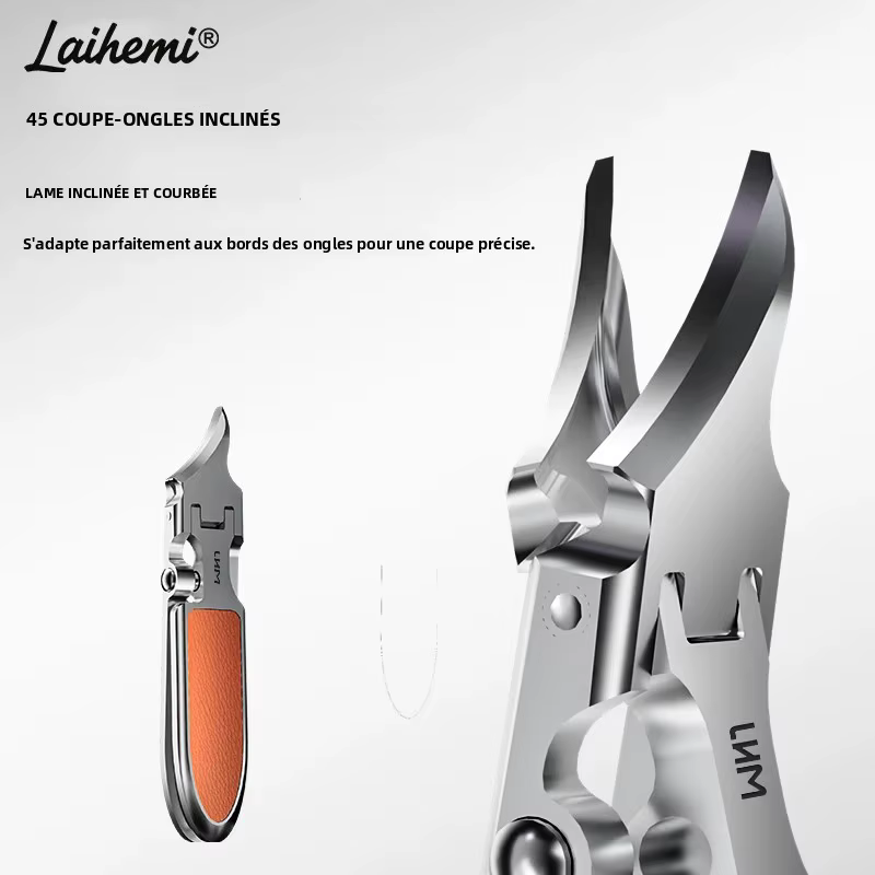 Laihemi 45 ° Coupe-ongles à mâchoires larges inclinées