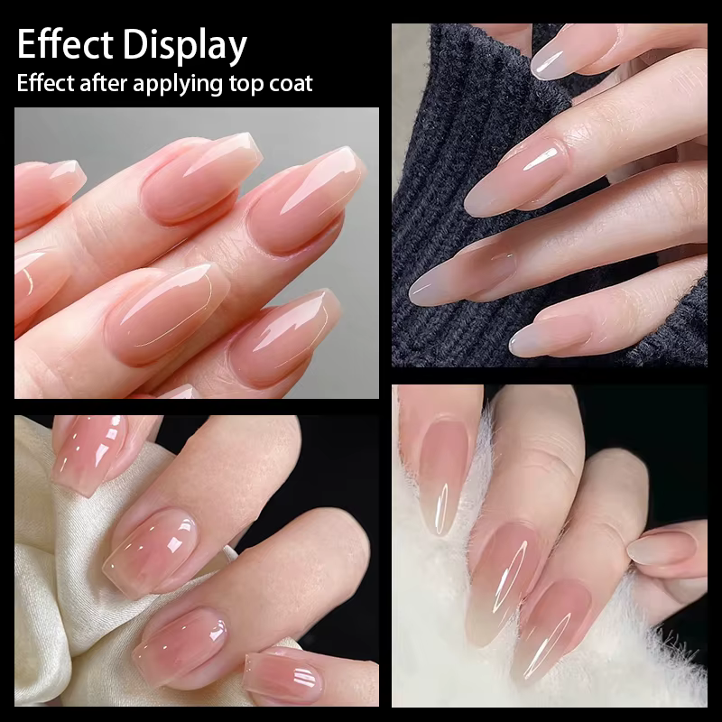 30 pièces mat nu faux ongles mode presse sur Extension rapide portable