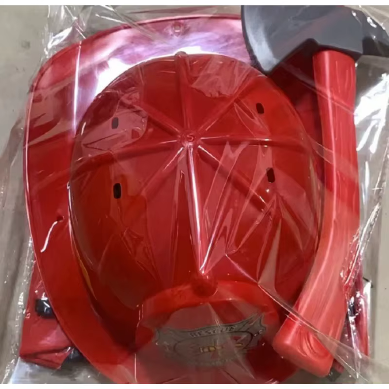 Costume de pompier pour enfants, tenue de jeu de rôle, accessoires de casque, uniforme de pompier pour Halloween, déguisement pour fête de carnaval