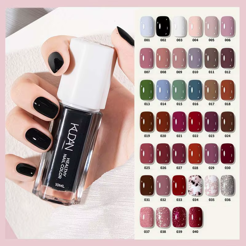 Vernis à ongles coloré à Base d'eau
