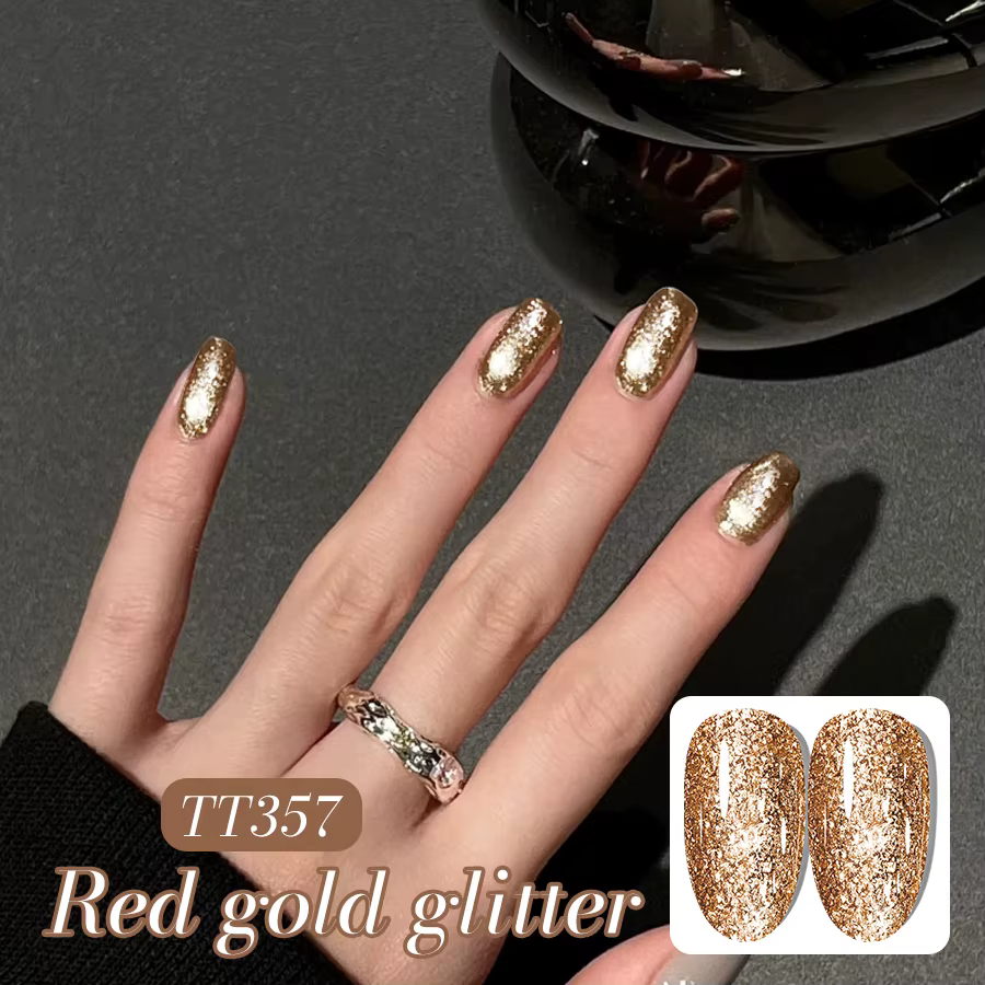 Vernis à ongles Gel coloré à paillettes