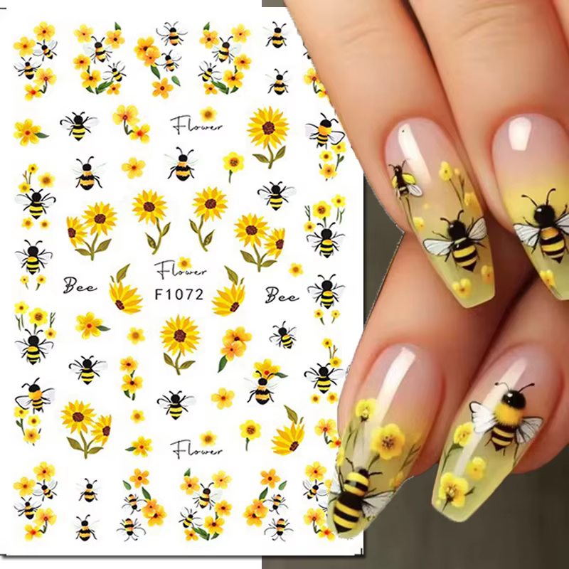 Autocollants 3D pour Nail Art