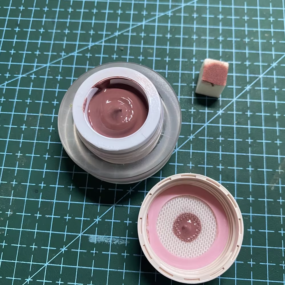 1 boîte de vernis à ongles Gel rose pêche Pat
