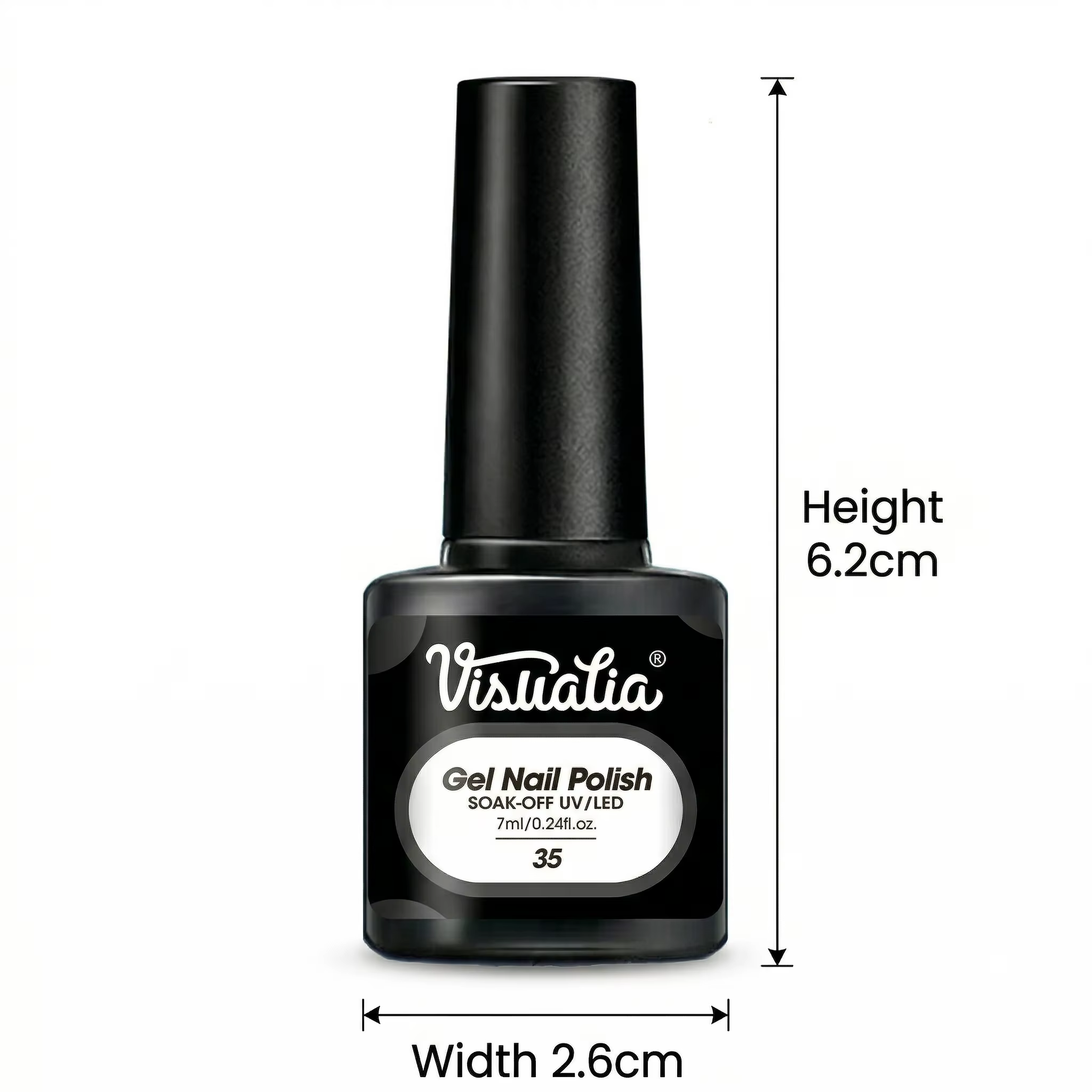 Vernis à ongles gel classique noir et blanc