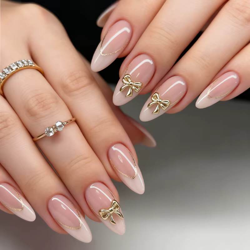 Faux ongles moyens pour femmes et filles