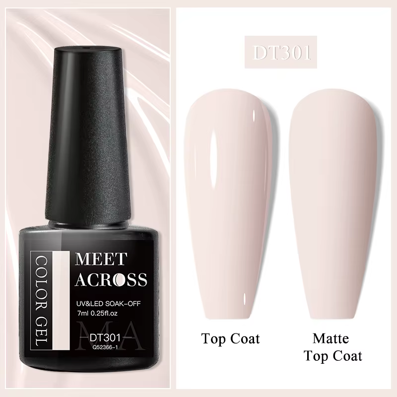 MEET ACROSS Vernis à ongles gel beige crème 7 ml
