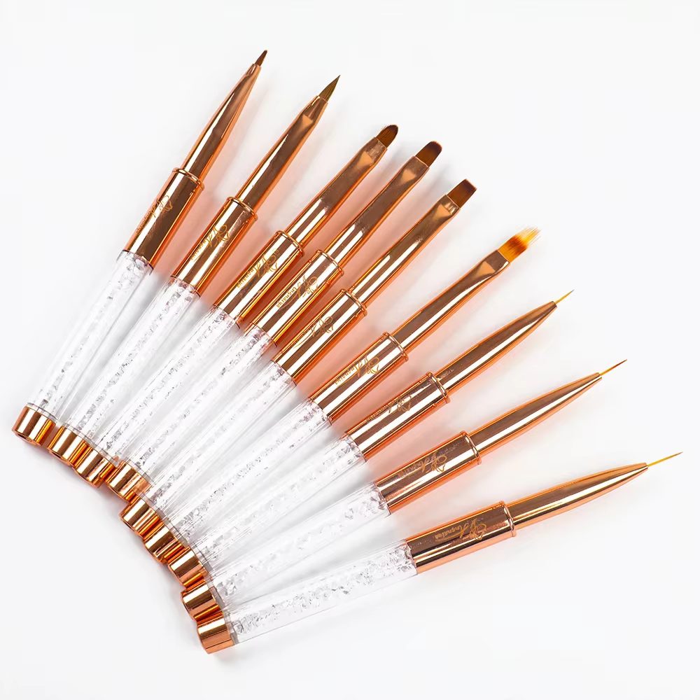 BQAN – brosse à ongles en or Rose