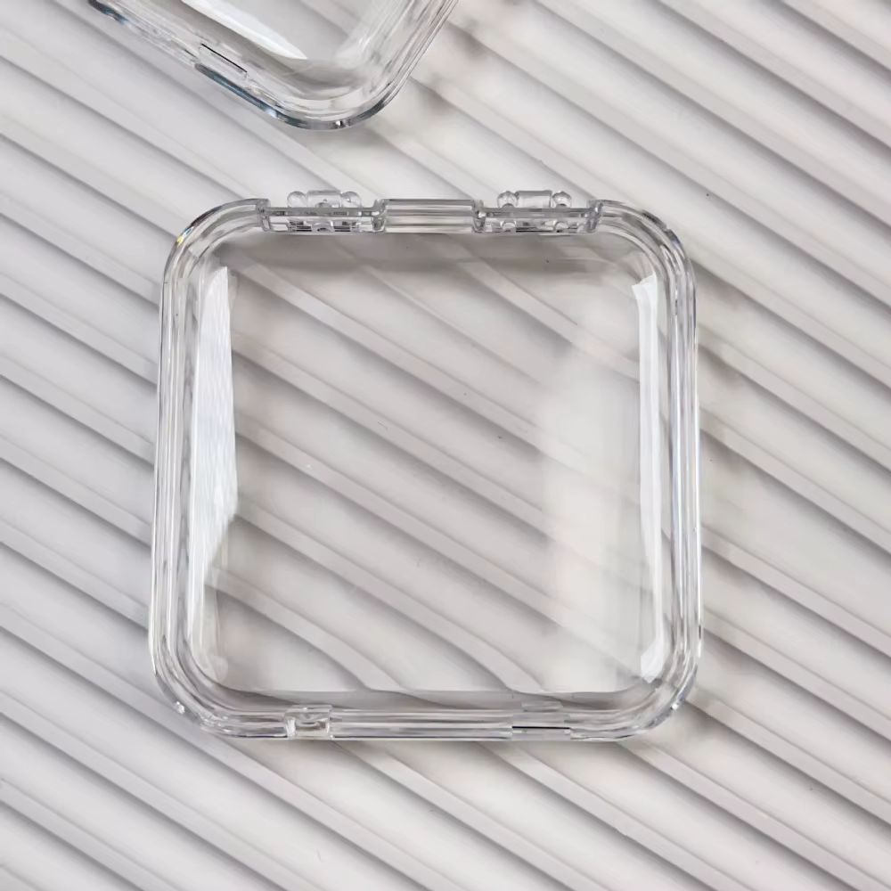 Boîtes à ongles vides pour l'emballage, boîte de forme carrée, vente en gros de pointes d'ongles, étui d'emballage à pression pour petites entreprises, 10 pièces