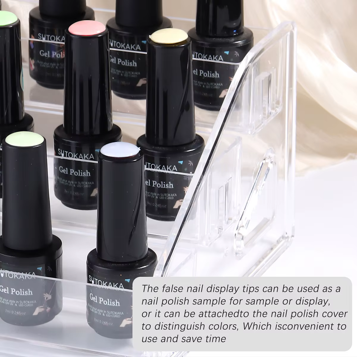Nuancier rond pour vernis à ongles
