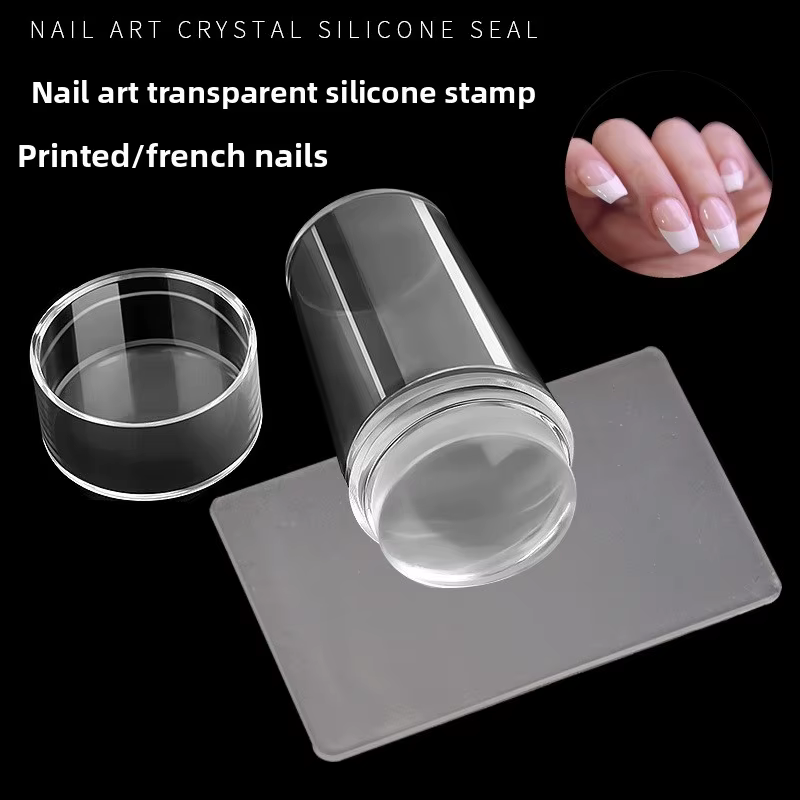 Tampon transparent pour nail art 2