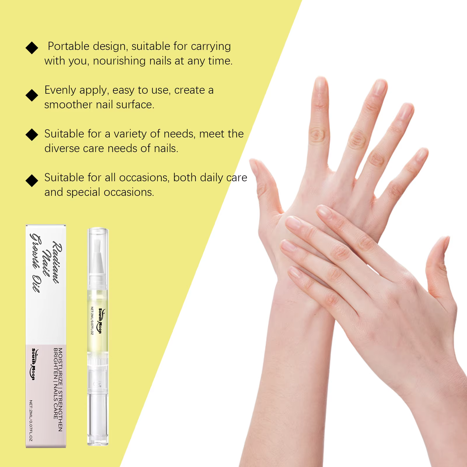Huile de croissance des ongles