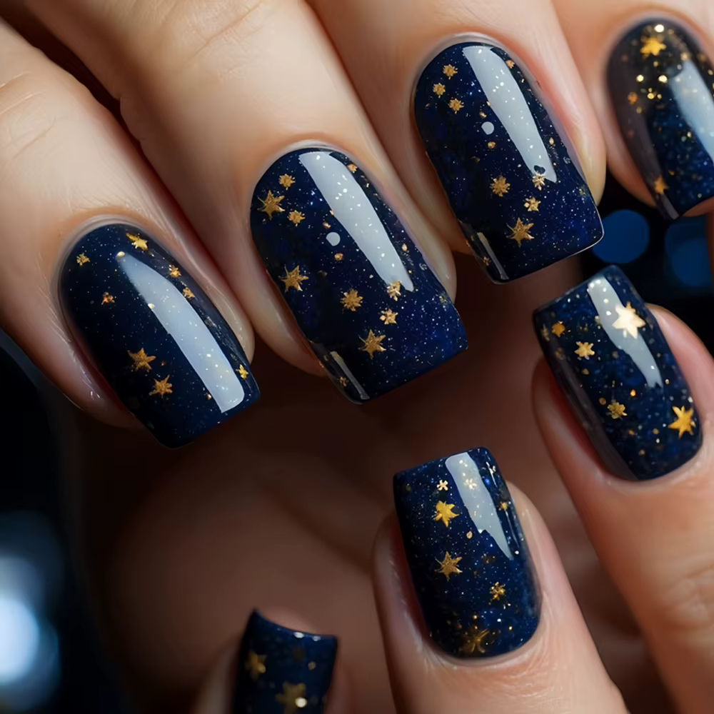 Faux ongles mi-longs pour femmes et filles