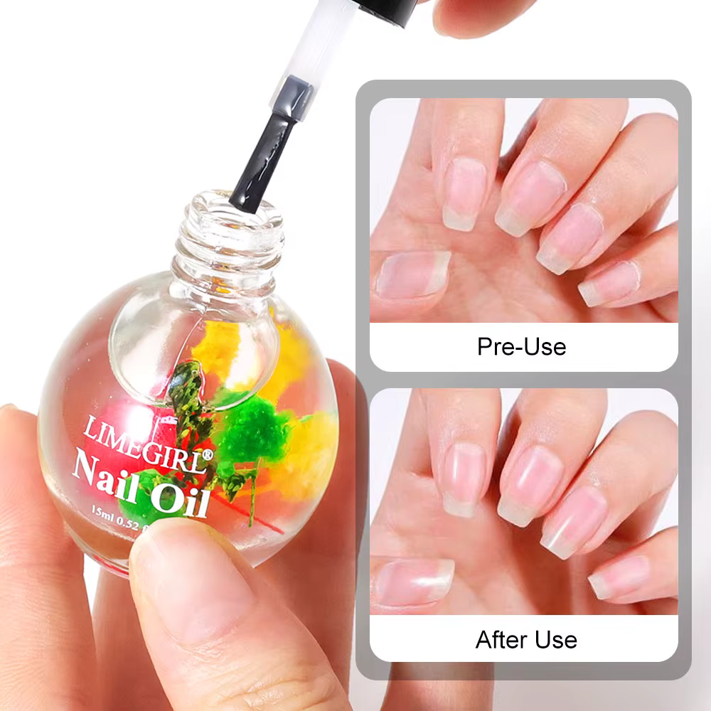 Huile nutritionnelle parfumée pour ongles