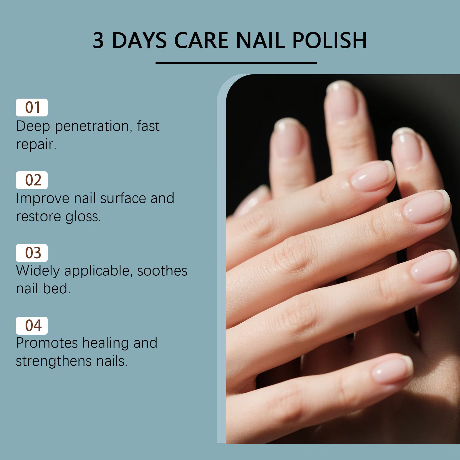 Huile de soin des ongles à la kératine