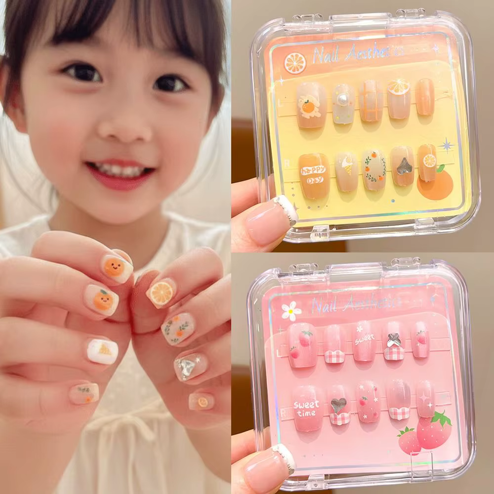 Ongles autocollants amovibles pour enfants