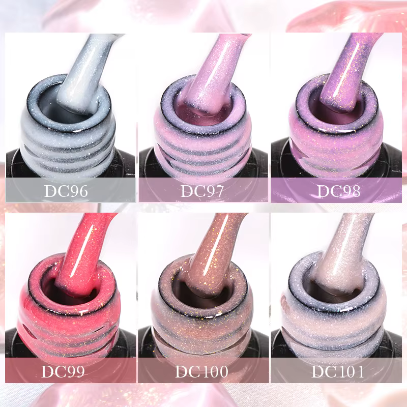 Vernis Gel à Base de caoutchouc à paillettes