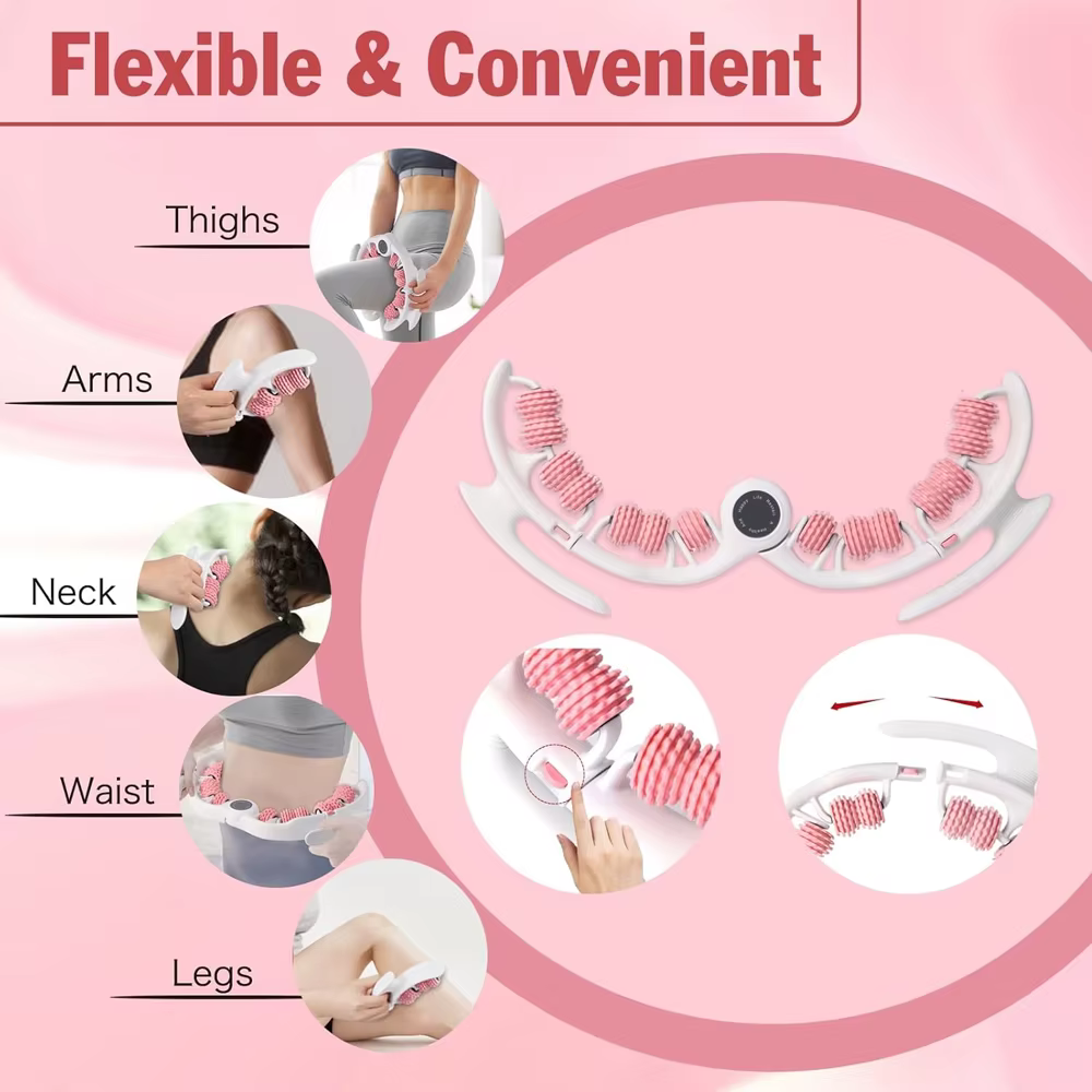 Rouleau anti-cellulite et masseur de drainage lymphatique, 1 pièce |   Fascia Blaster pour peaux profilées et plus lisses |   Outil pour les bras douleurs