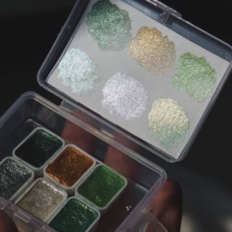 Pigment solide pour ongles