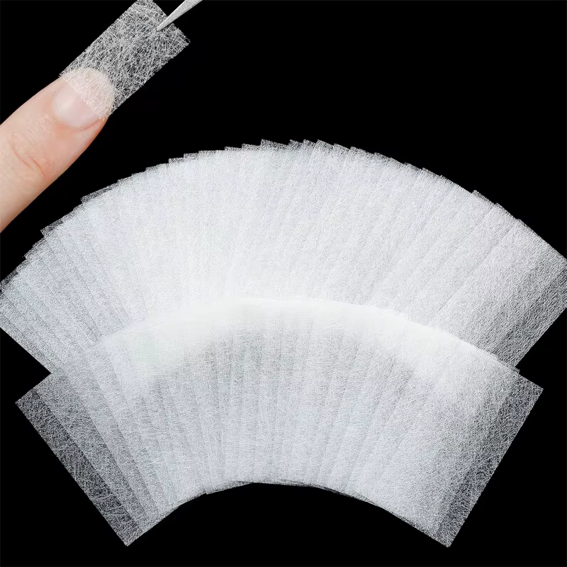 Extension d'ongles en fibre de verre de soie