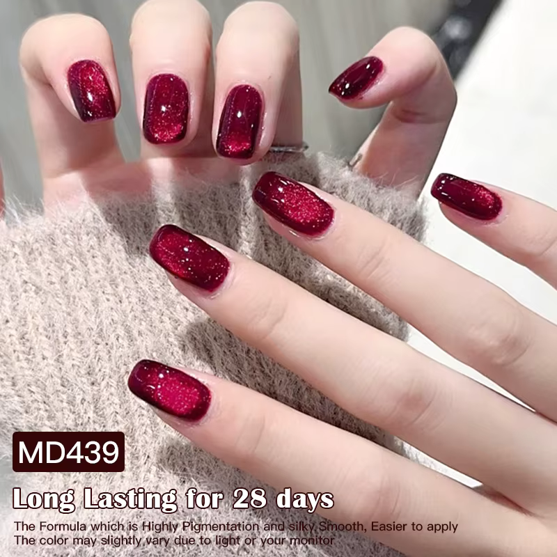 Vernis à ongles Gel série rouge de noël