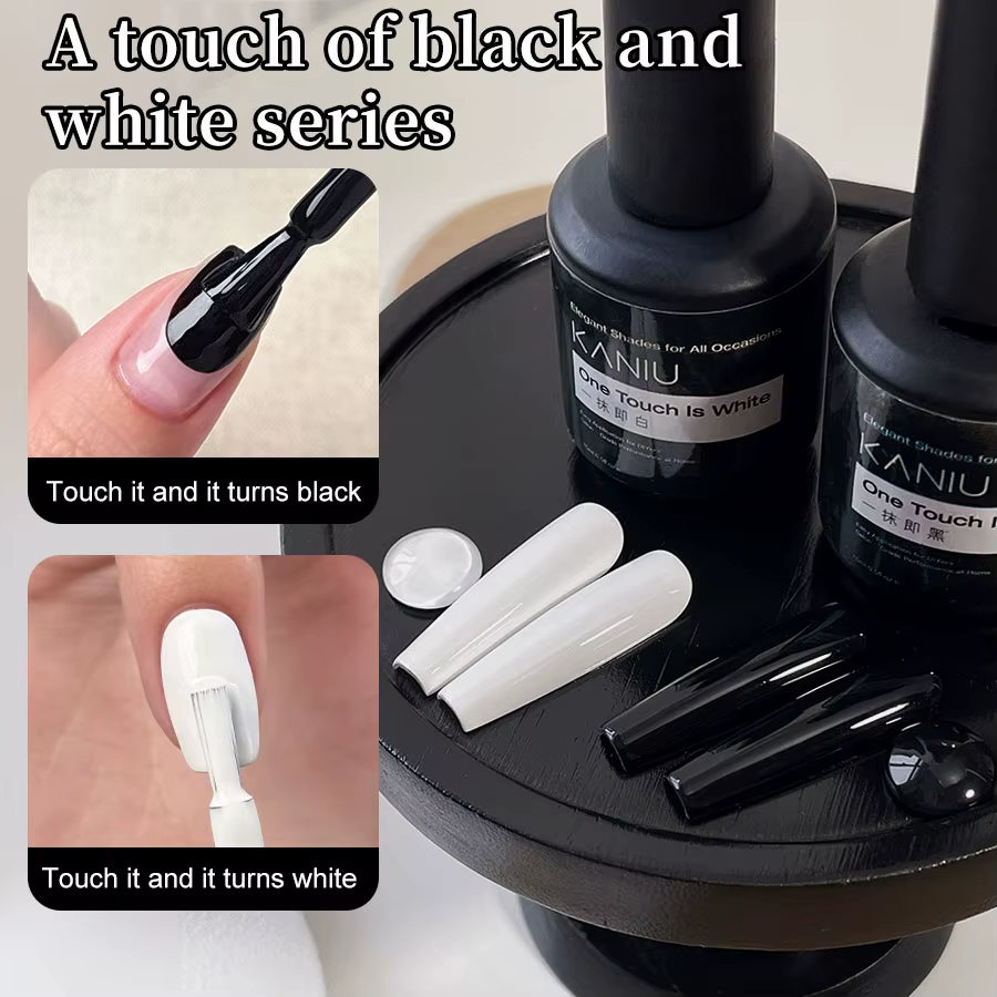 KANIU 15ml vernis à ongles Gel une touche haute pigmentation lisse nivellement sans plis manucure française tremper UV