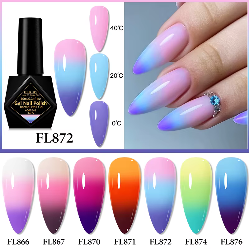 Vernis à ongles Gel thermique 10ml