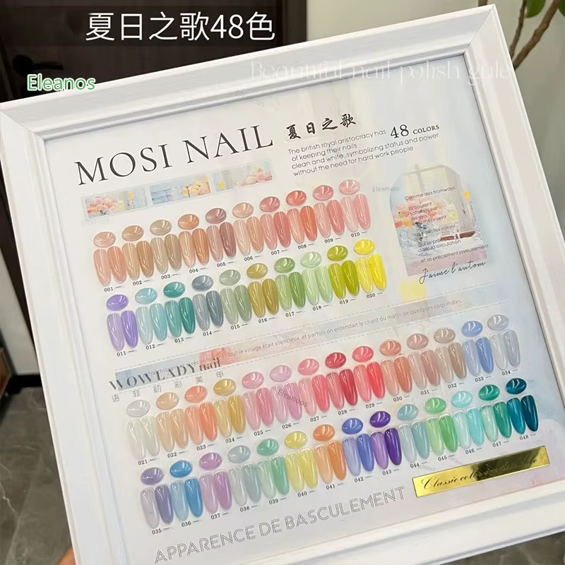 Eleanos 48 couleurs 15 ML ensemble de Gel pour ongles d'été pour Salon de manucure Gel ultraviolet vernis Gel végétal