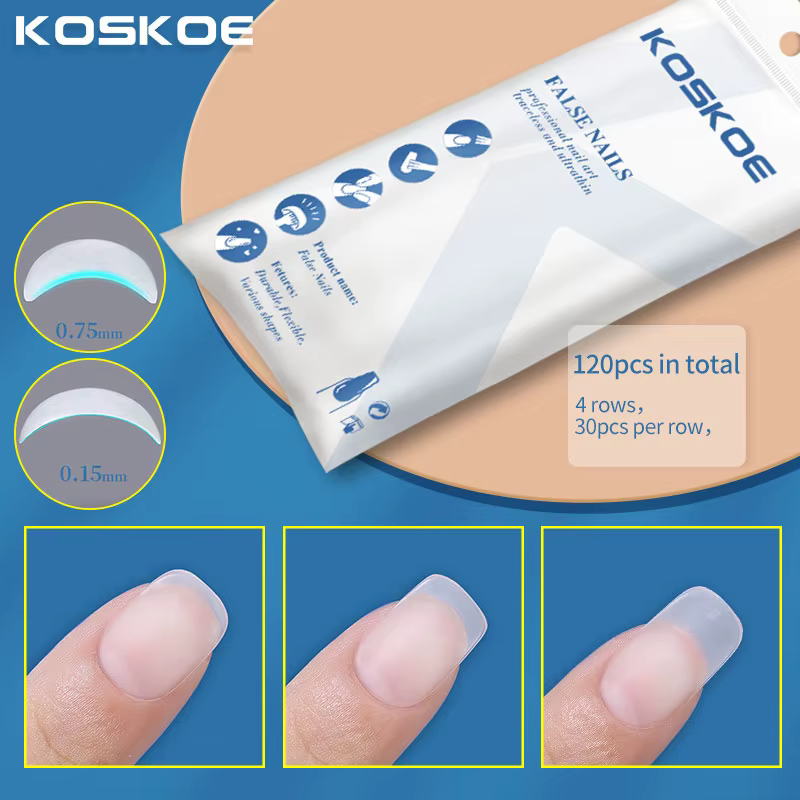 KOSKOE faux ongles mats 120 pièces presse