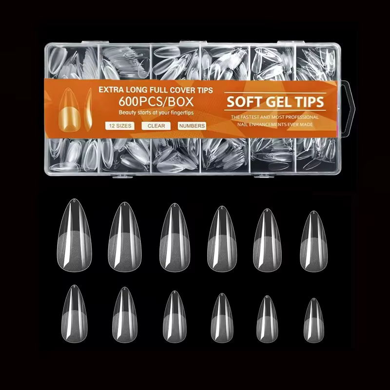 600 faux ongles pointus