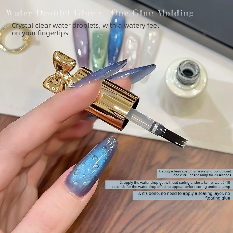 Nouveau Gel de Finition Transparent 10ML Effet Goutte d'Eau Printemps-Été 2026