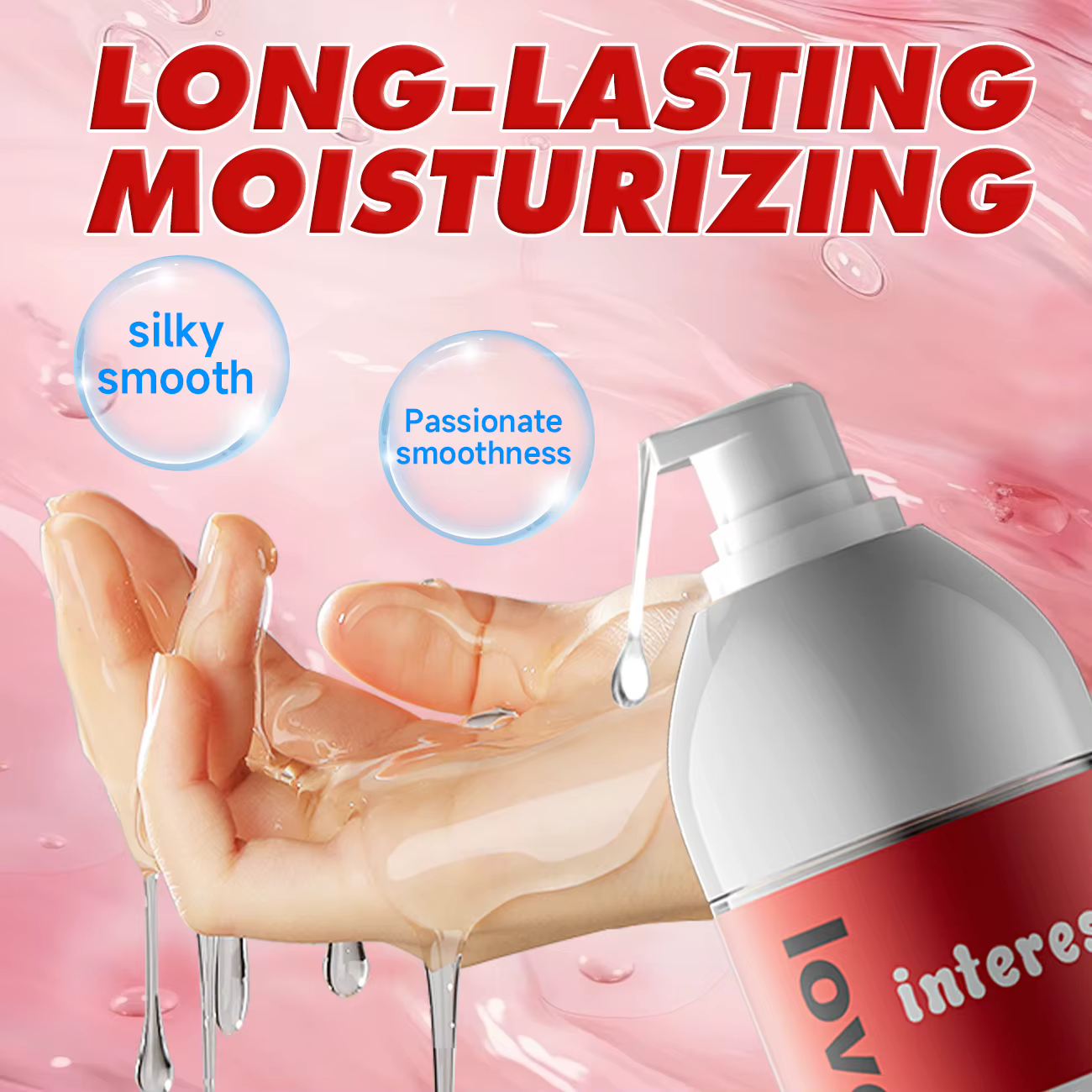 Gel lubrifiant soluble dans l'eau avec arôme fruité, huile de Massage Anal et vaginal, facile à nettoyer, produits sexuels romantiques hypoallergéniques pour adultes
