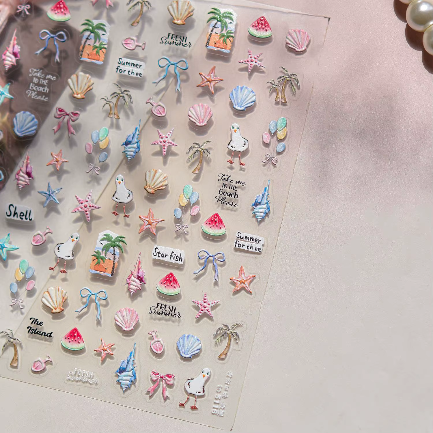 Autocollant de manucure auto-adhésif pour Nail Art