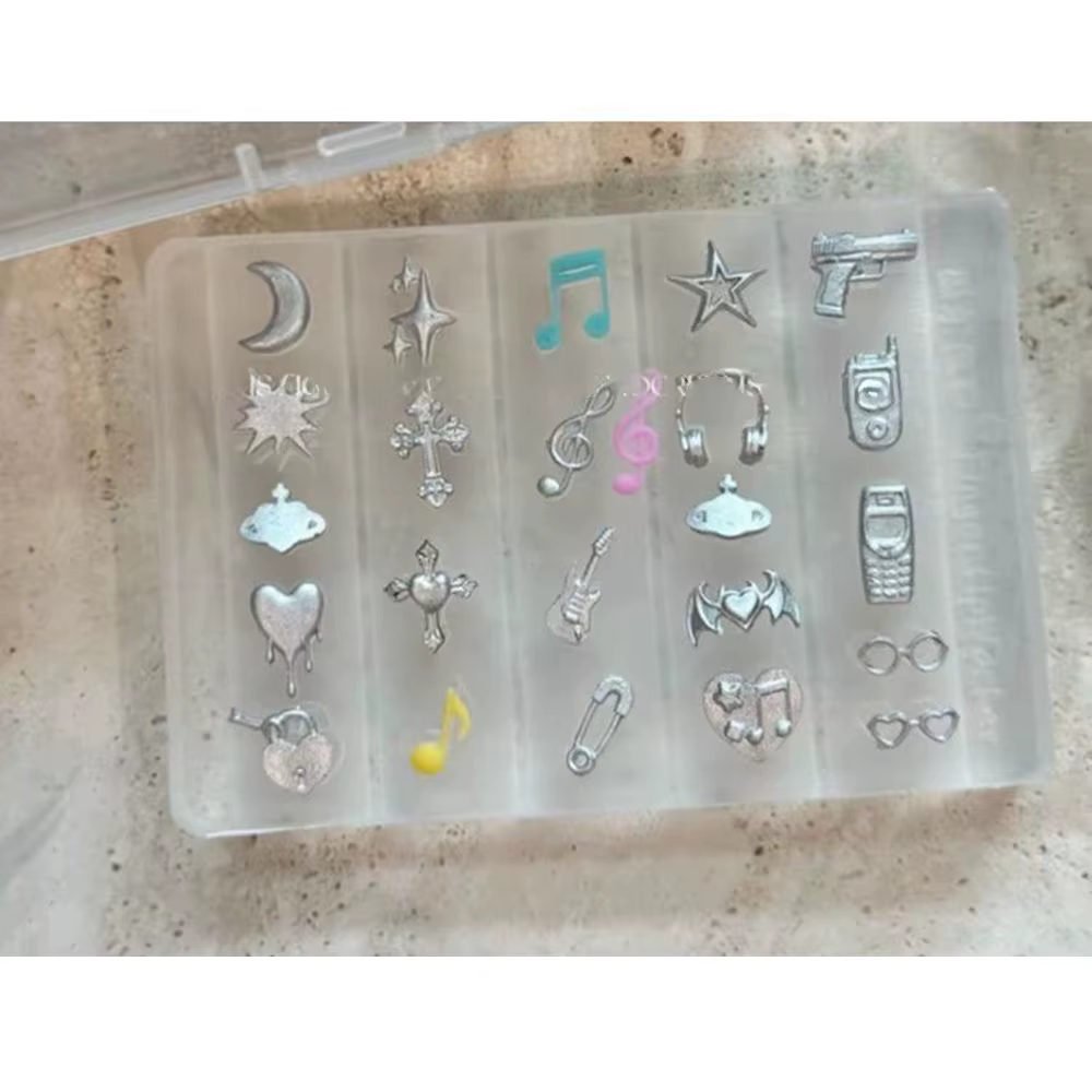 Moule en silicone 3D pour ongles