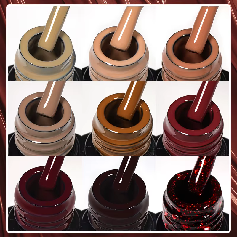 Vernis à ongles Gel marron café