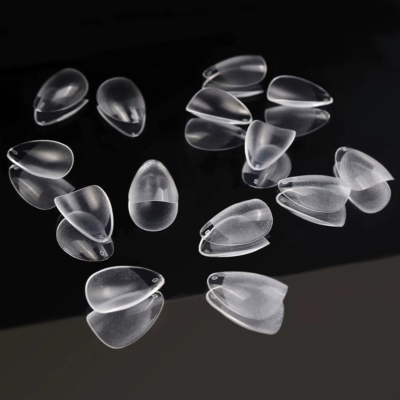 Embouts d'ongles courts en amande : 120