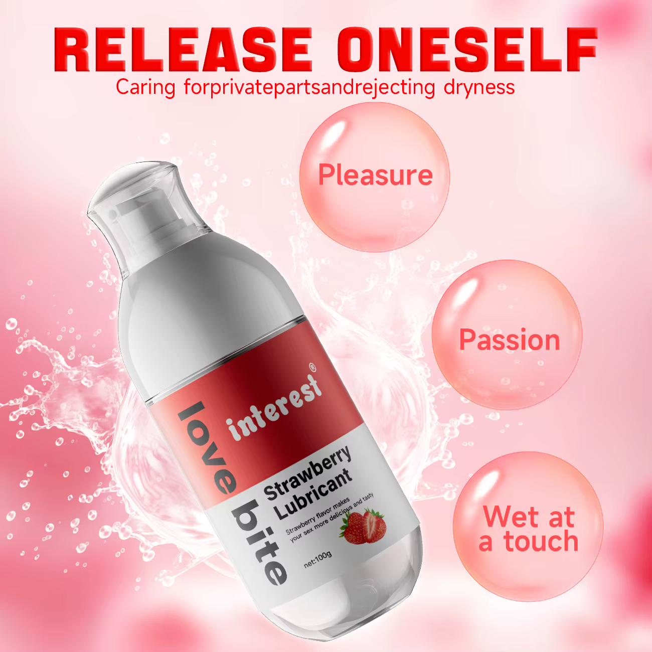 Gel lubrifiant soluble dans l'eau avec arôme fruité, huile de Massage Anal et vaginal, facile à nettoyer, produits sexuels romantiques hypoallergéniques pour adultes