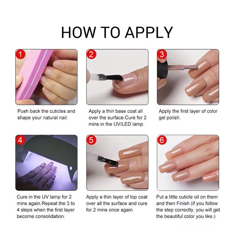 NAILCO HEMA TPO FREE UV 15ml Vernis à ongles en gel pour manucure