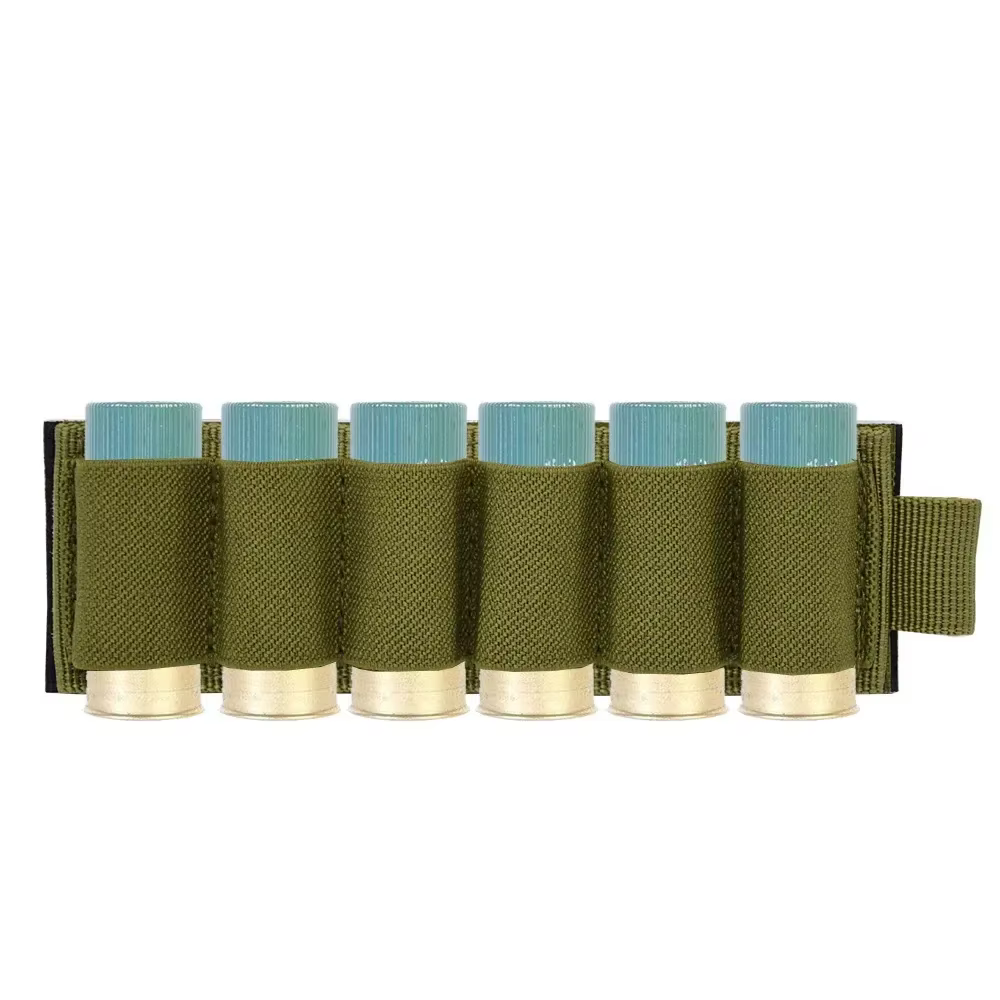 Accessoires de chasse : support de coque de stock pour fusil de chasse à 6 boucles, sac de cartouche de calibre 12, stock de fusil, porte-balle, Velcro