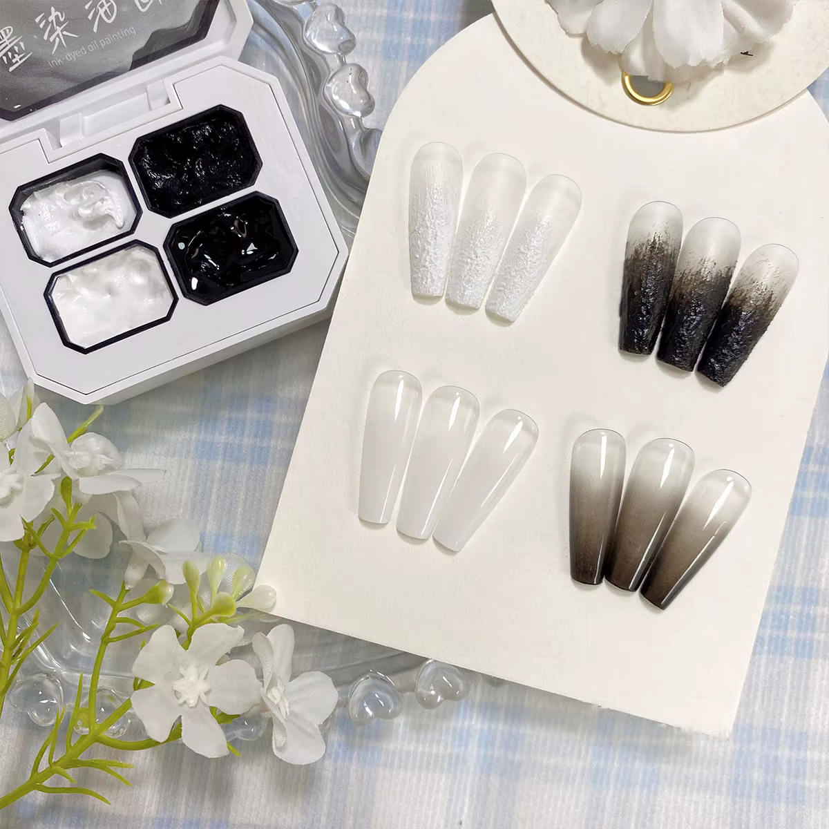 1 pièce Gel de peinture à l'huile teinté à l'encre