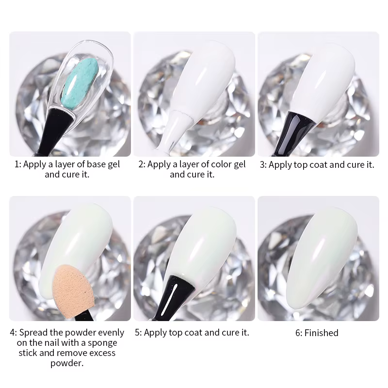 Poudre à ongles chromée Aurora Moonlight