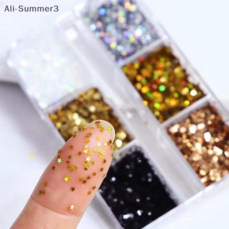 Mini étoile scintillante pour ongles