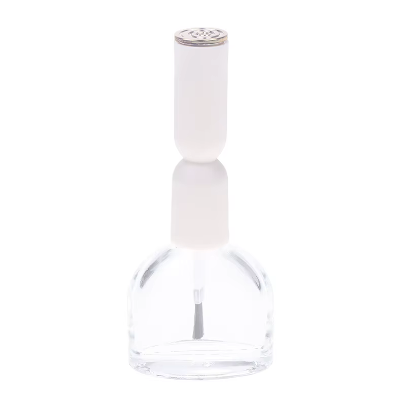 Flacon de vernis à ongles en verre miniature de 13 ml avec pinceaux