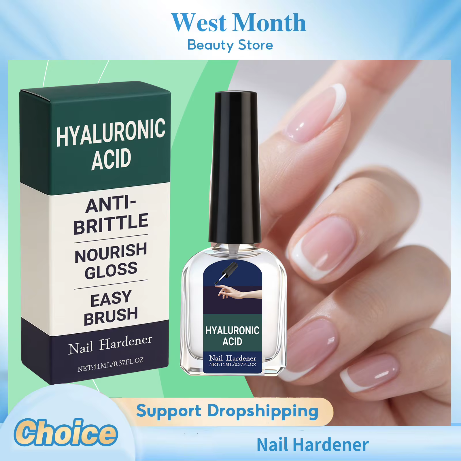 Endureur d'ongles à l'acide hyaluronique