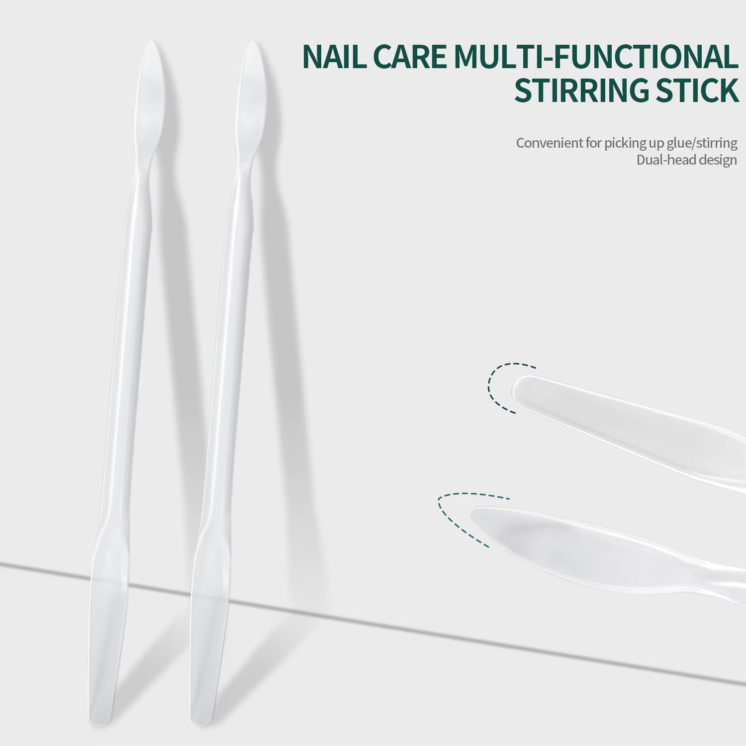 Nailpop 5/10/50/100 pièces bâtons de mélange pour vernis Gel acrylique Nail Art facile à utiliser nettoyage réutilisable cueillette Gel dissolvant de paillettes