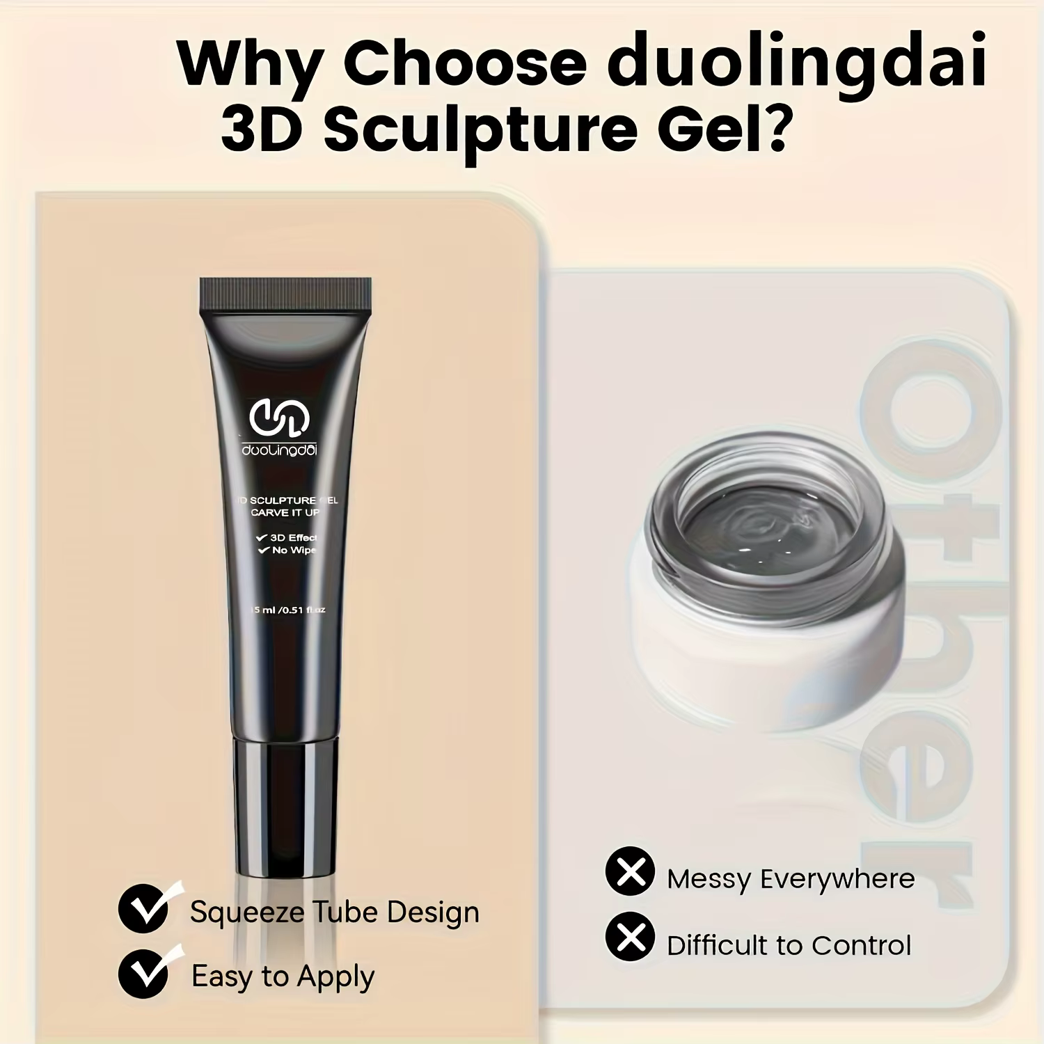 Gel 3D – Gel de modélisation pour Nail Art