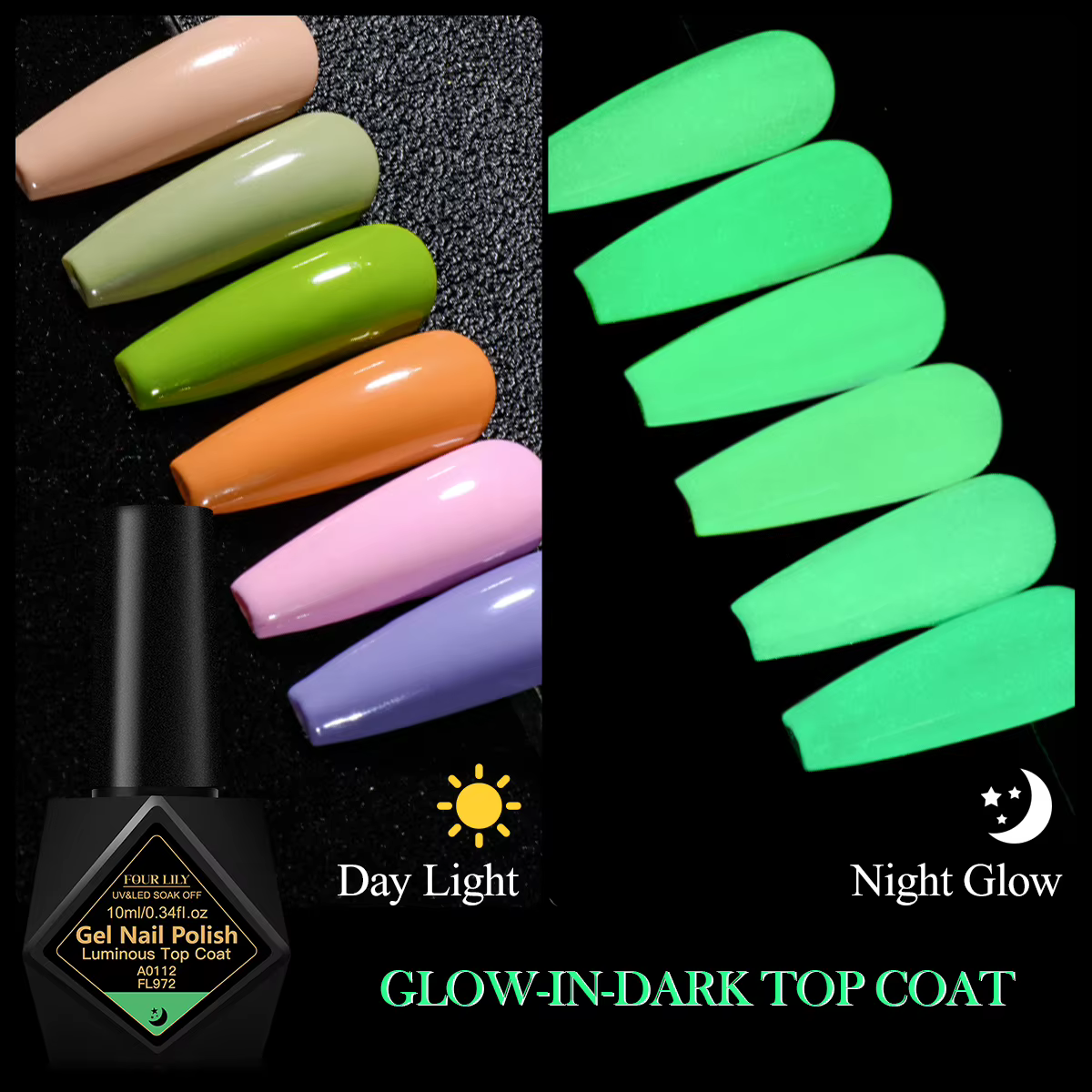 Vernis à ongles gel lumineux 10 ml